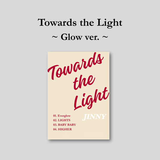 [First Press Limited Edition] JINNY – 1st Mini Album [Towards the Light] (Glow ver.)