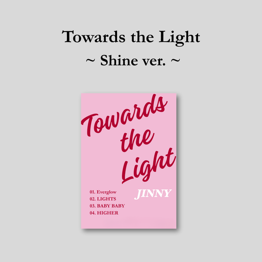 [First Press Limited Edition] JINNY – 1st Mini Album [Towards the Light] (Shine ver.)
