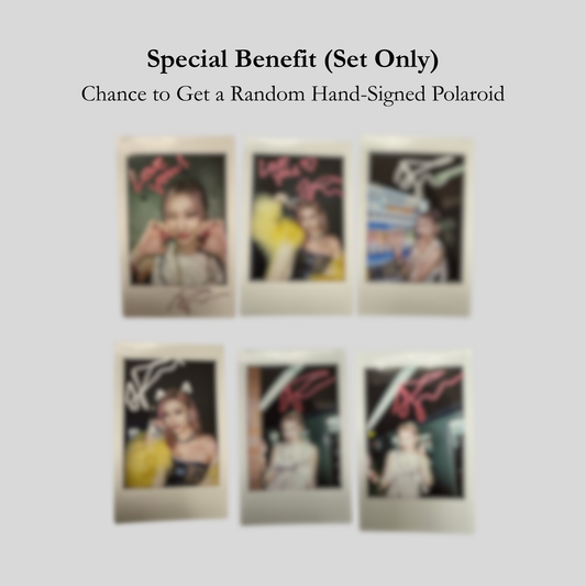 [First Press Limited Edition] JINNY – 1st Mini Album [Towards the Light] (2 Versions Set + Chance to Get a Random Hand-Signed Polaroid)