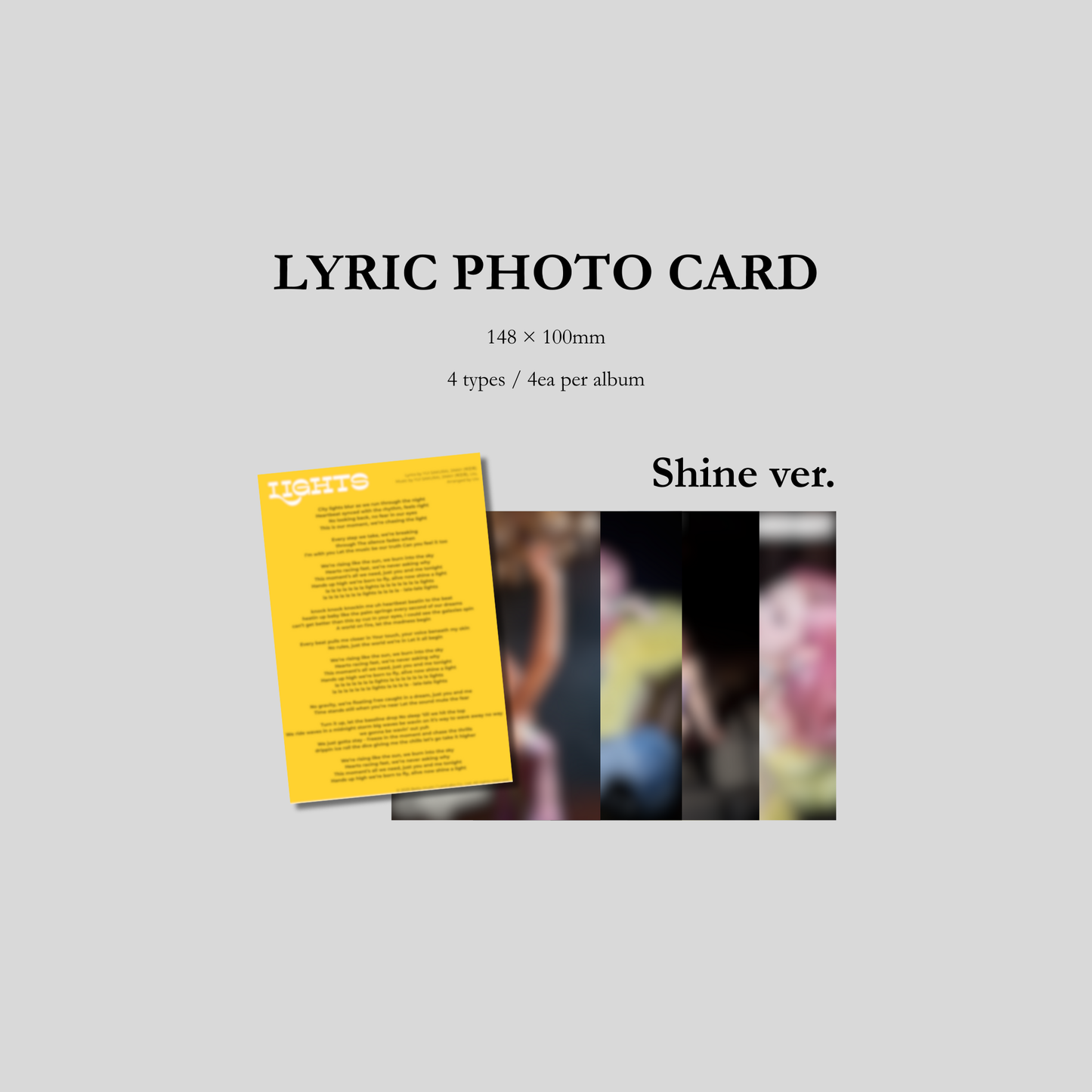 [First Press Limited Edition] JINNY – 1st Mini Album [Towards the Light] (Shine ver.)