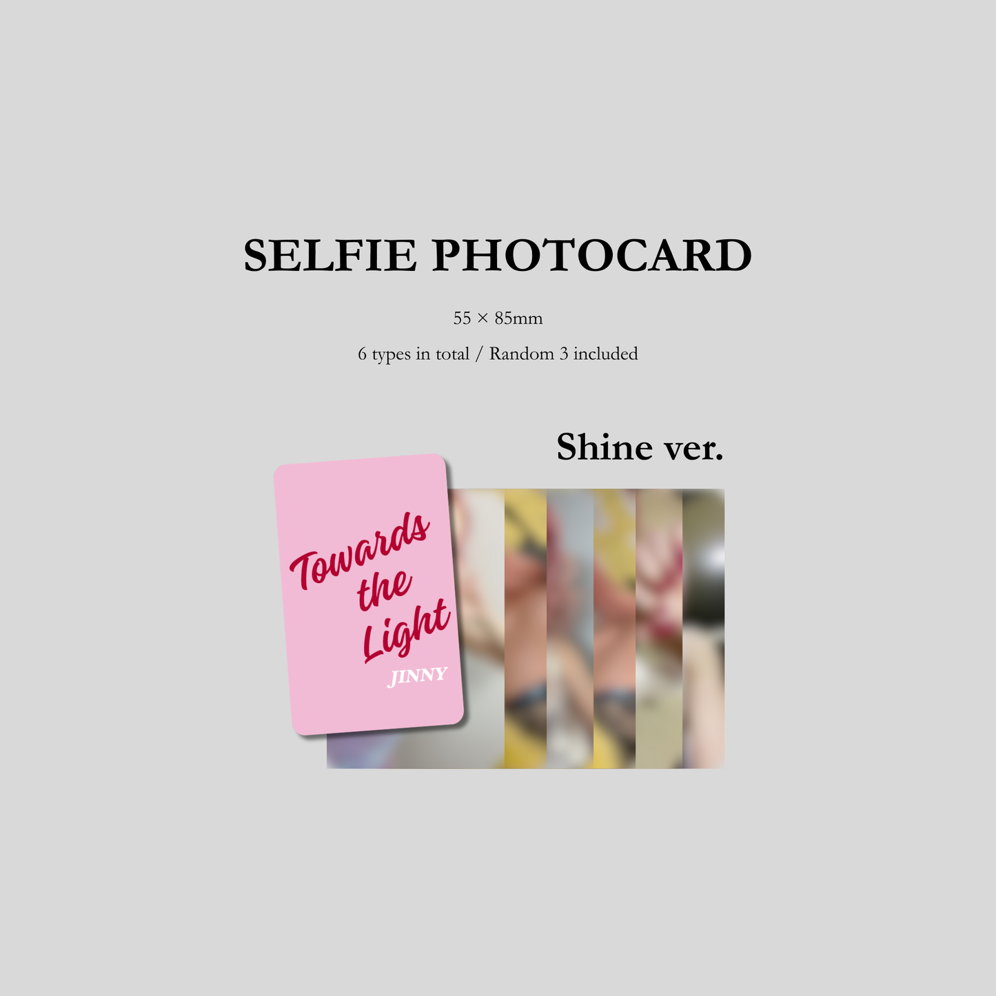 [First Press Limited Edition] JINNY – 1st Mini Album [Towards the Light] (Shine ver.)